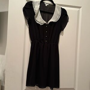 3/$10 forever 21 black sheer dress